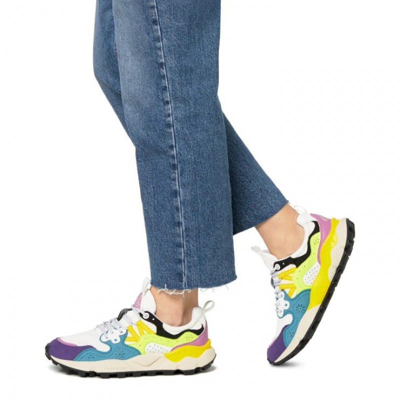 Multicolor Flower Mountain YAMANO 3 UNI Women's Shoes | NZSJMNB